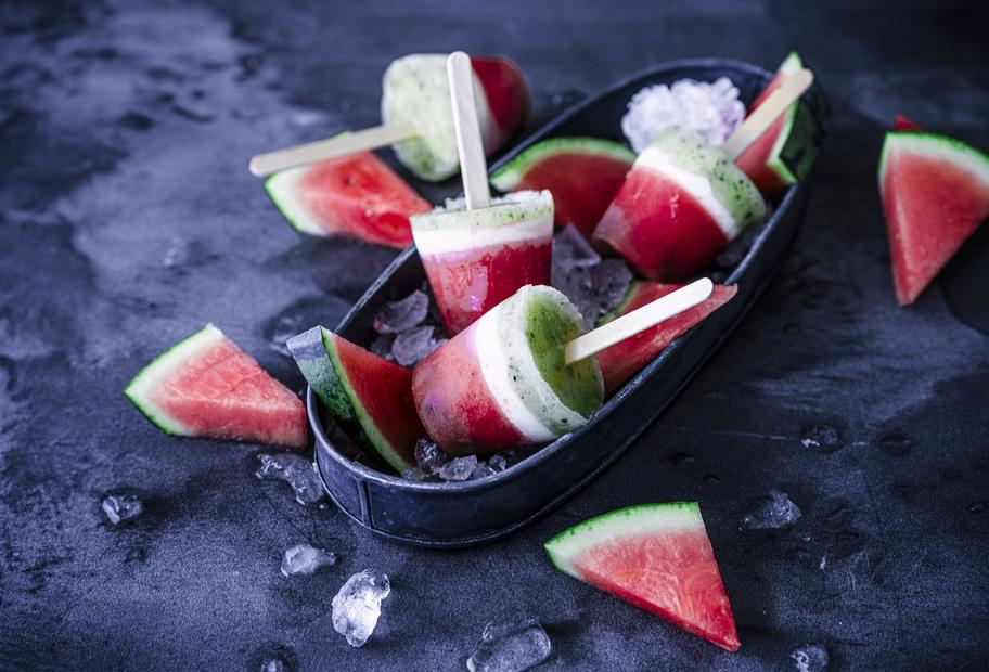 Wassermelonen-Popsicles