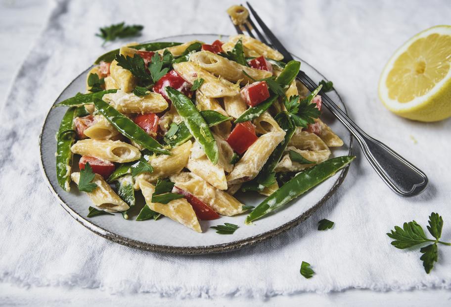 Pasta mit Zitronen-Mascarponesoße
