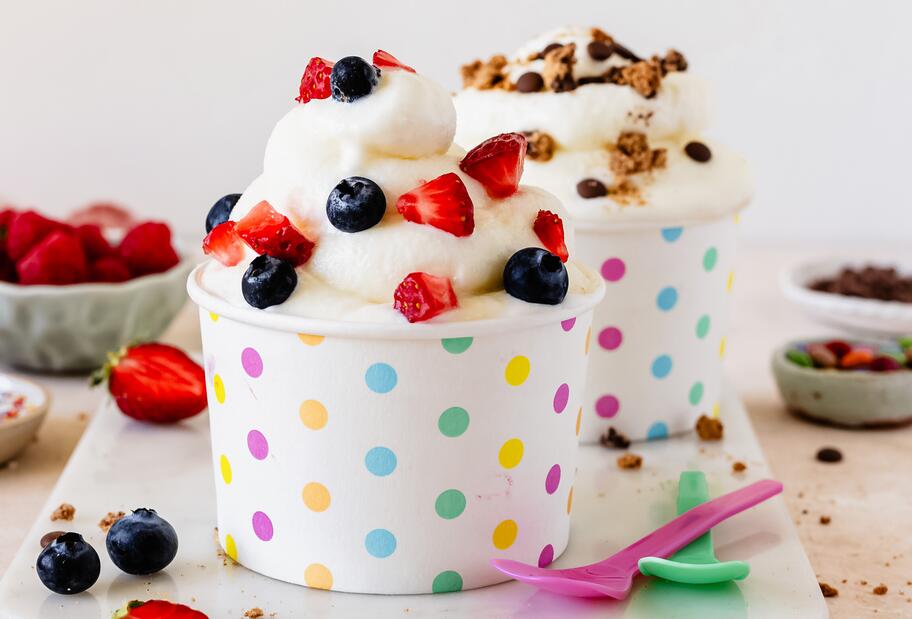 Cremiger Frozen Joghurt