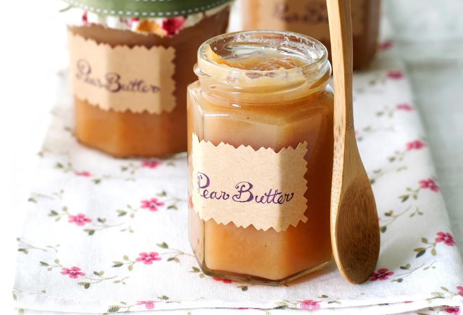 Birnenbutter mit Ingwer und Vanille