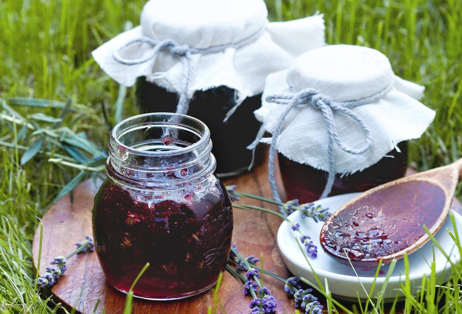 Lavendelblütengelee