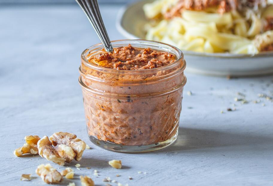 Ricotta-Walnuss-Pesto