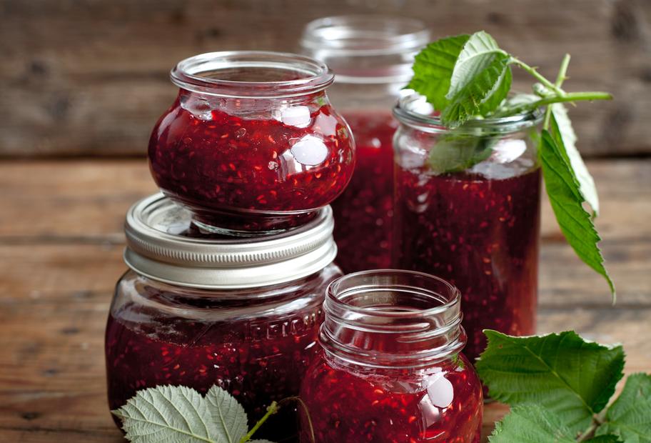 Schnelle Himbeerkonfitüre