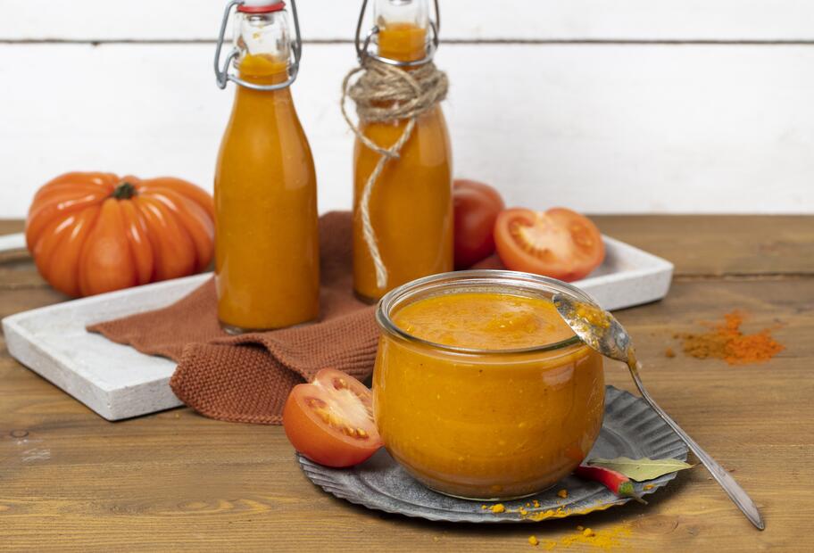 Würziger Curryketchup