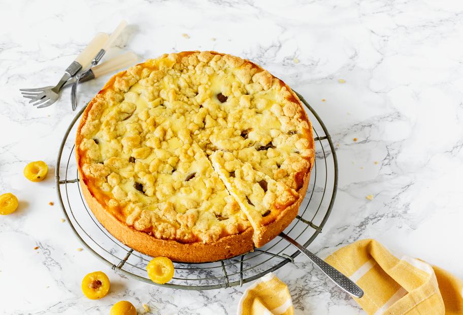 Mirabellenkuchen mit Schmand