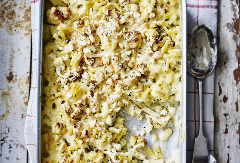 Mac and Cheese mit Blumenkohl