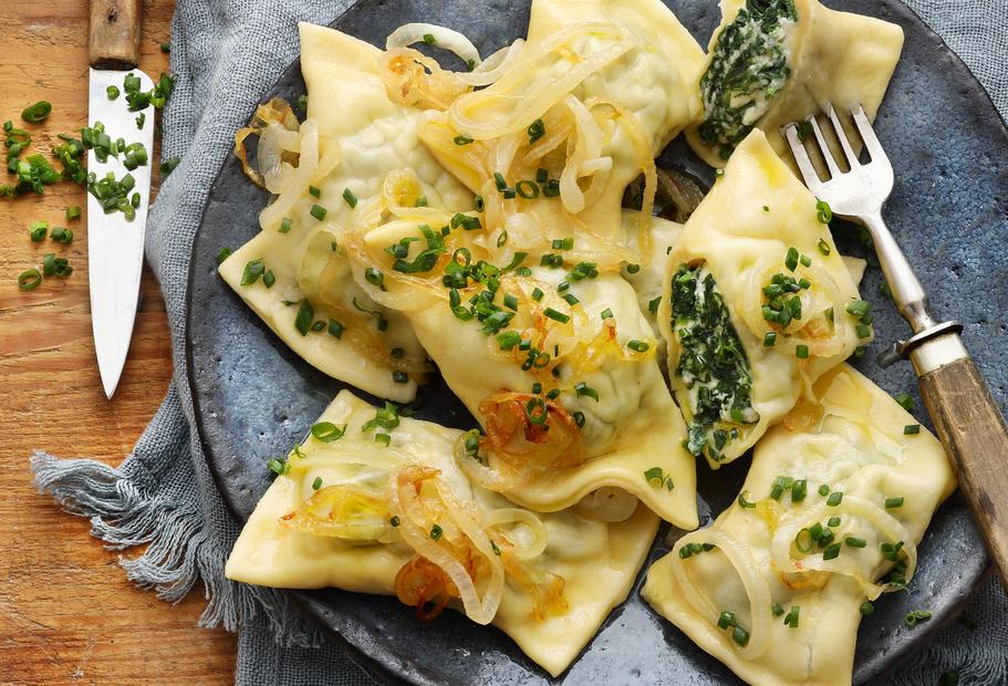 Vegetarische Maultaschen mit Spinat-Ricotta-Füllung für den Thermomix®