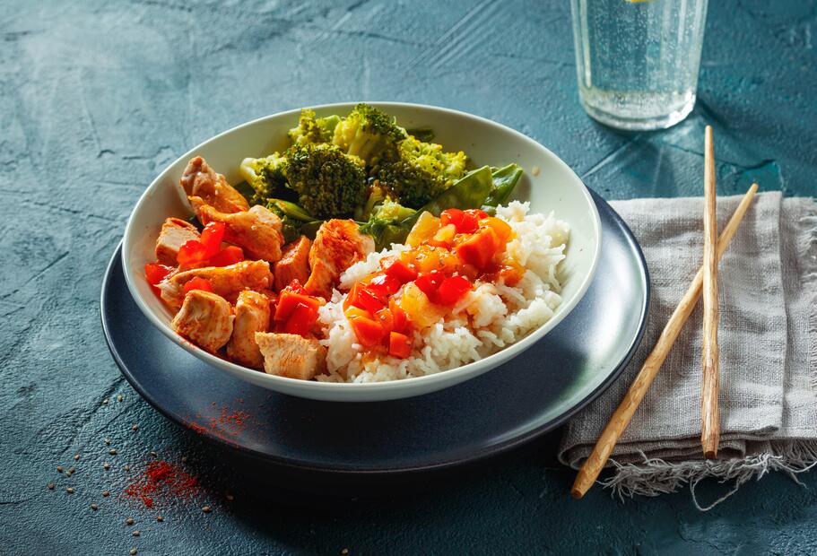 Hähnchen süßsauer