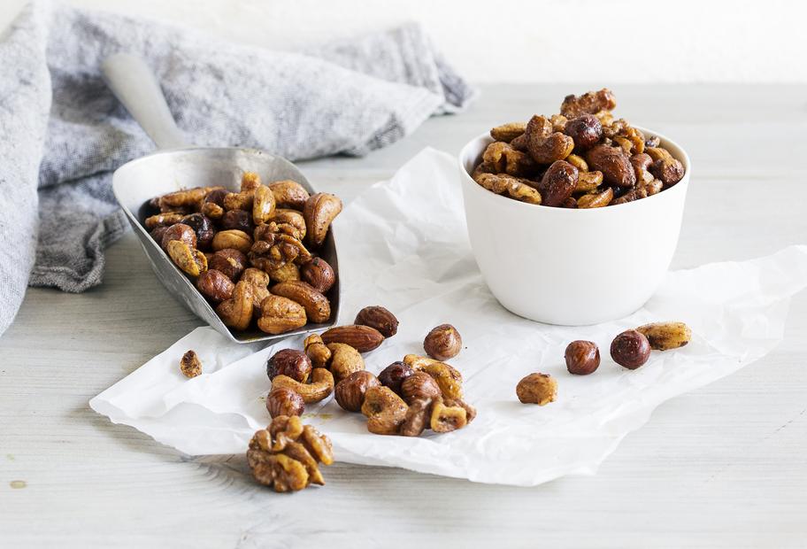 Honig-Salz-Nüsse zum Snacken