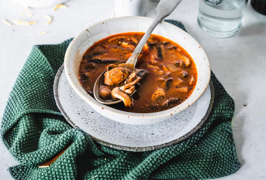 Jägersoße mit Pilzen