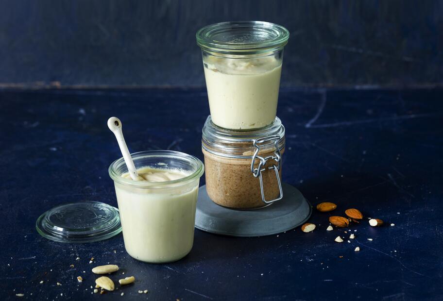 Mandelmus mit Meersalz