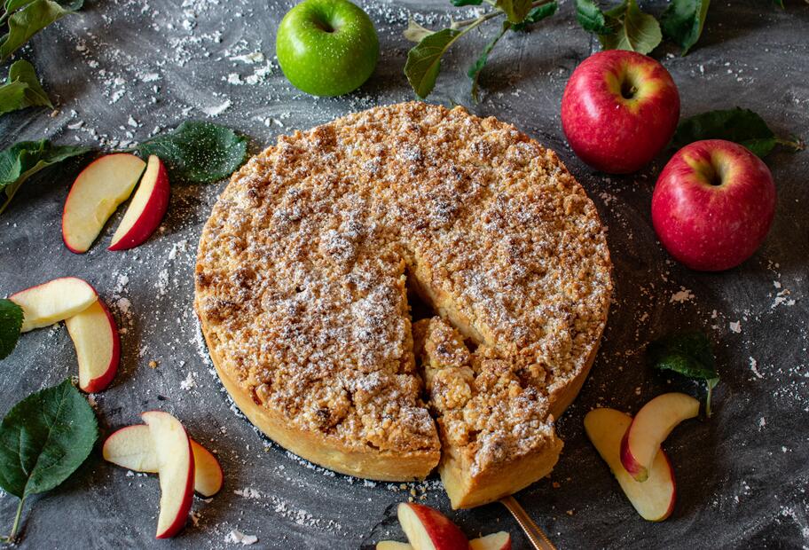 Apfelkuchen mit Streusel