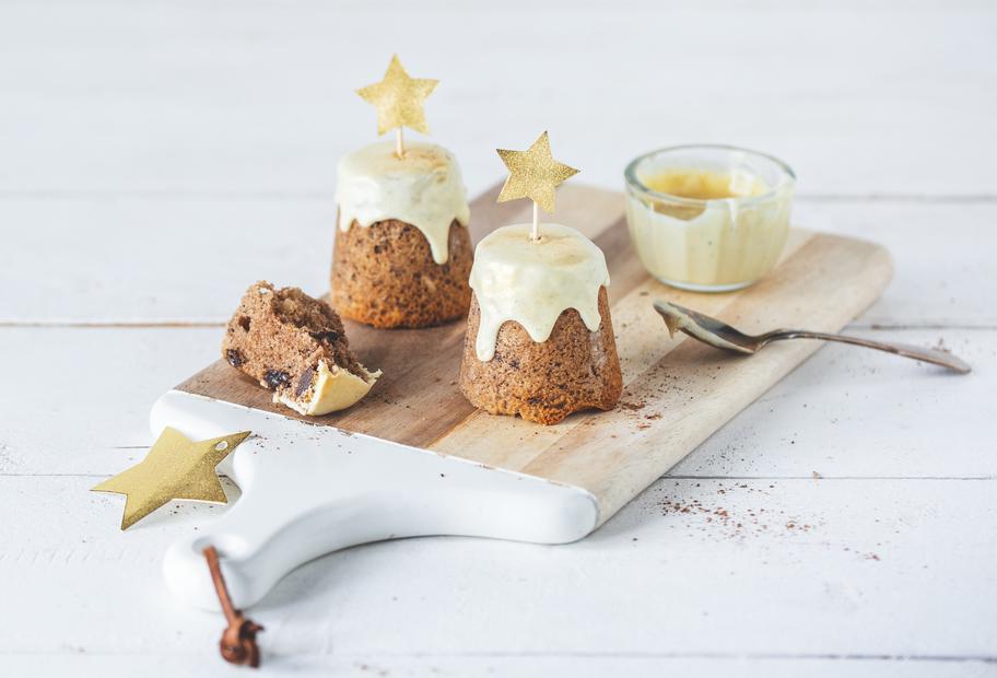 Lebkuchengipfel mit Zimtglasur