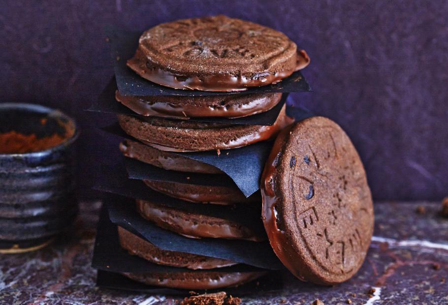 Weihnachtliche Schoko-Double