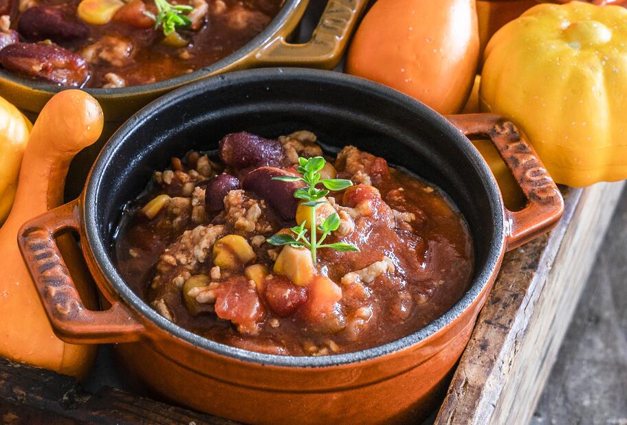 Chili con Carne mit Kürbis
