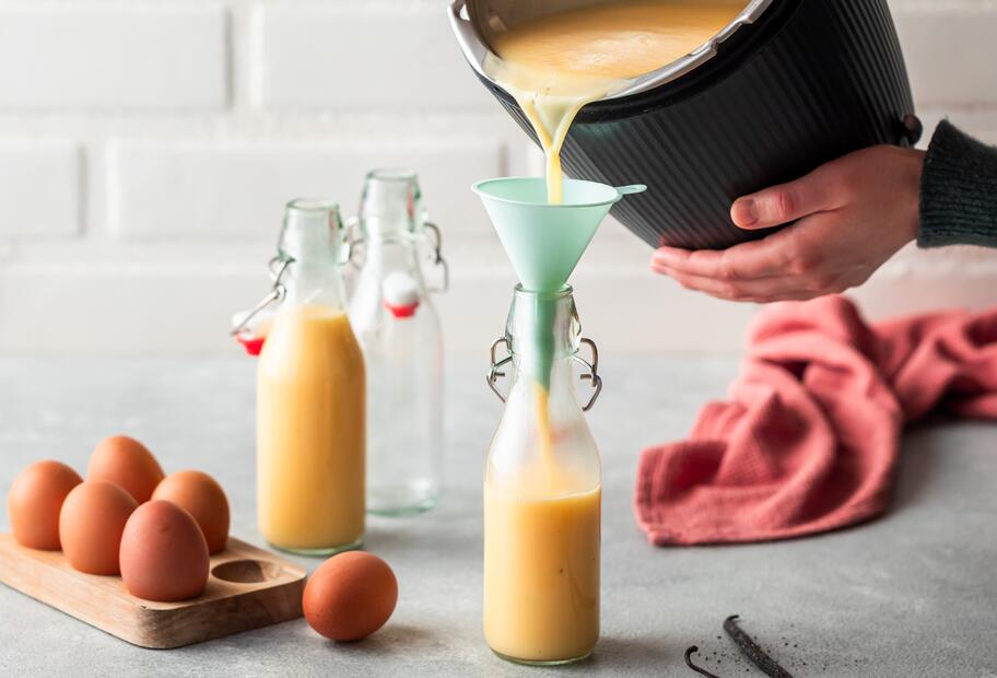 Eierlikör mit ganzen Eiern