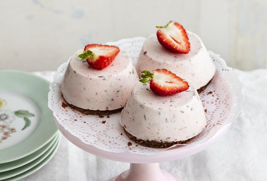 Erdbeer-Sahne-Törtchen