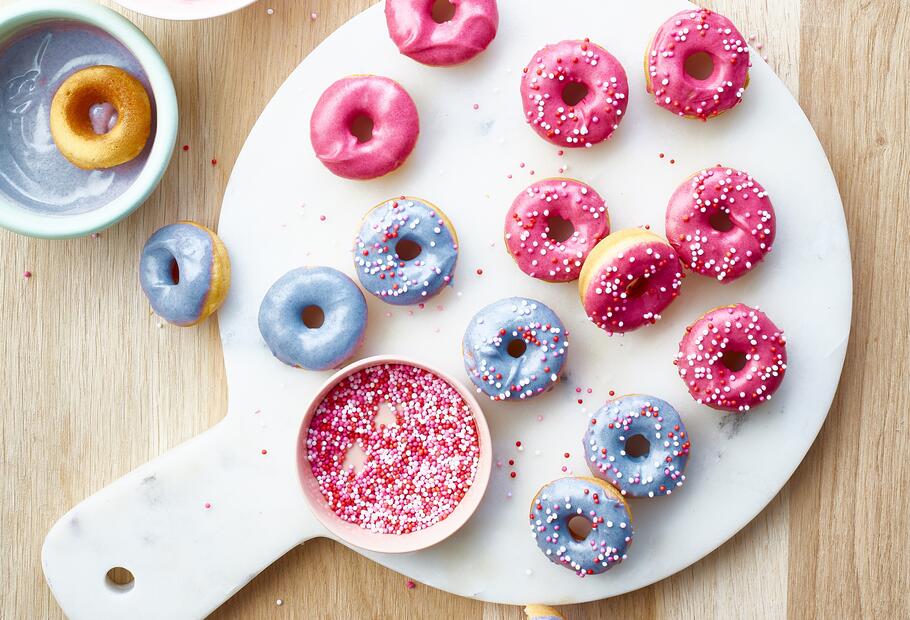 Mini-Donuts ohne Frittieren