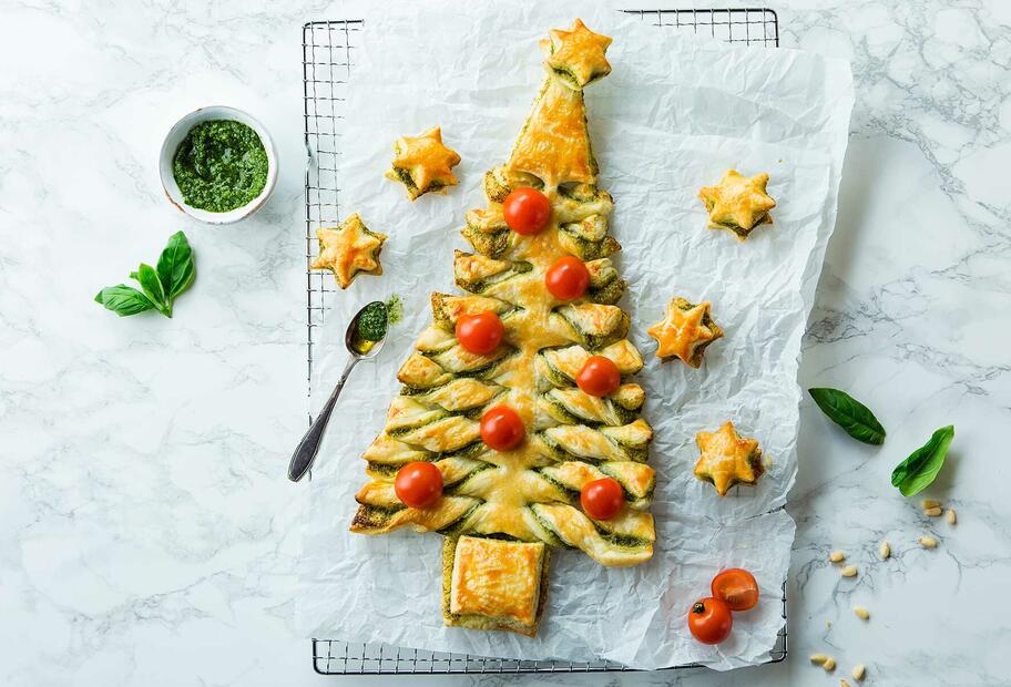 Blätterteig-Tannenbaum