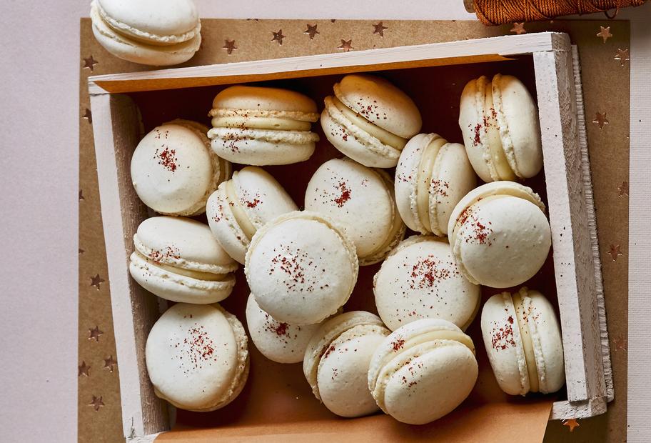 Zimt-Orangen-Macarons