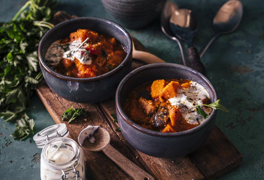 Gemüsechili mit Süßkartoffeln