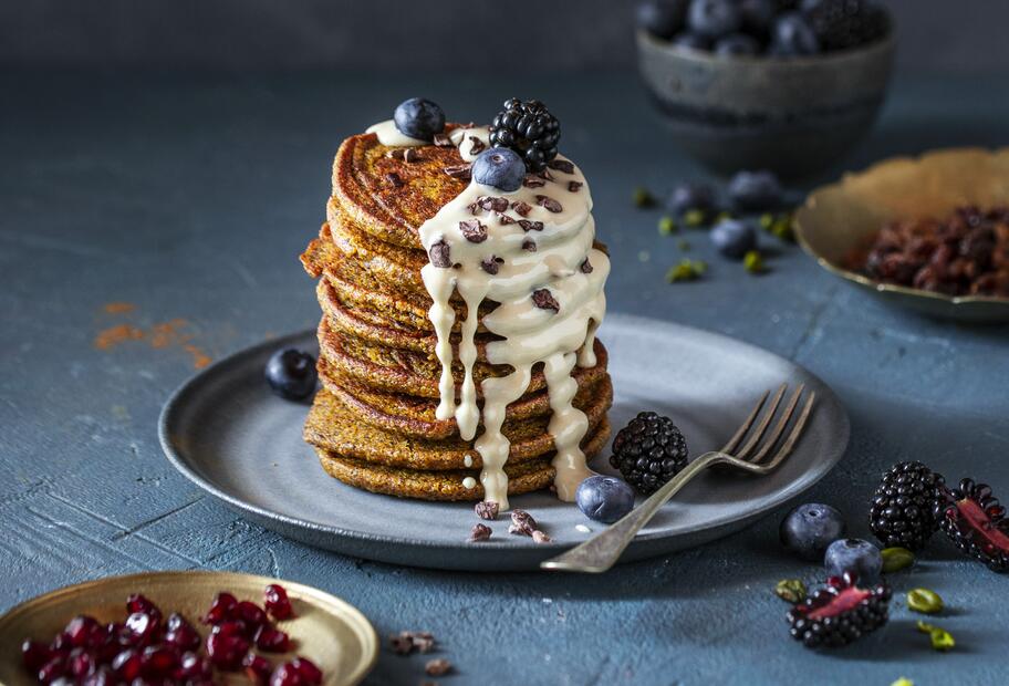 Pumpkin Spice Chai Pancakes