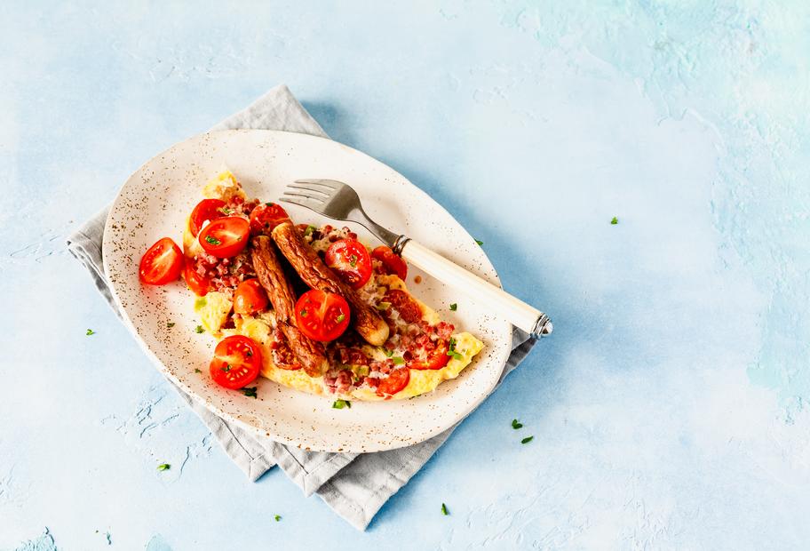 Englisches Frühstücksomelett