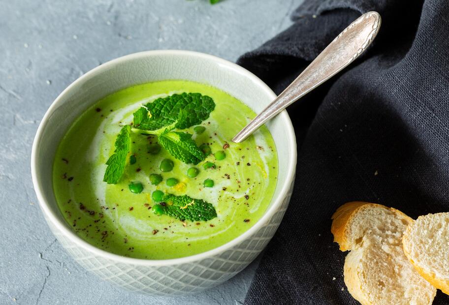 Feine Erbsensuppe