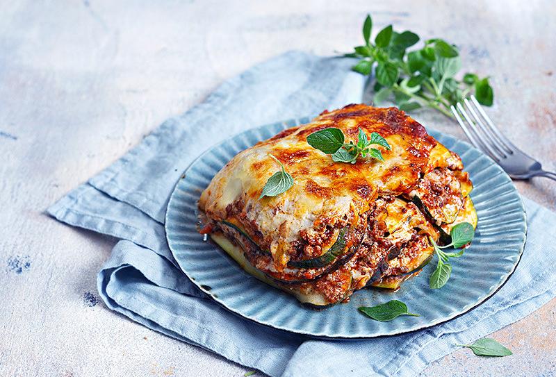 Lasagne mit Gemüseplatten