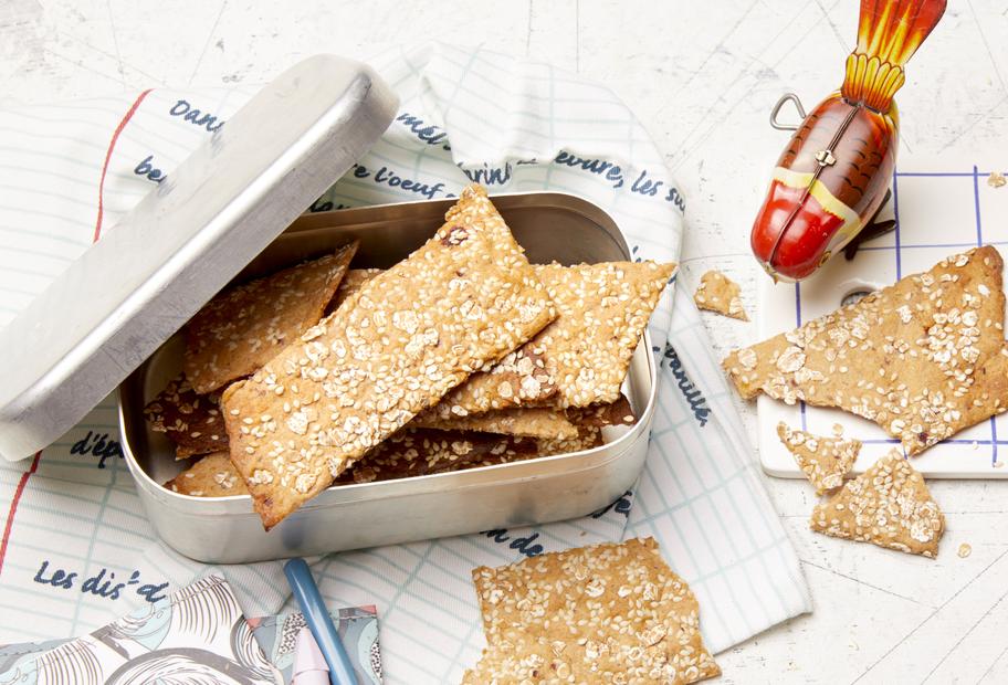 Knuspriges Früchte-Knäckebrot