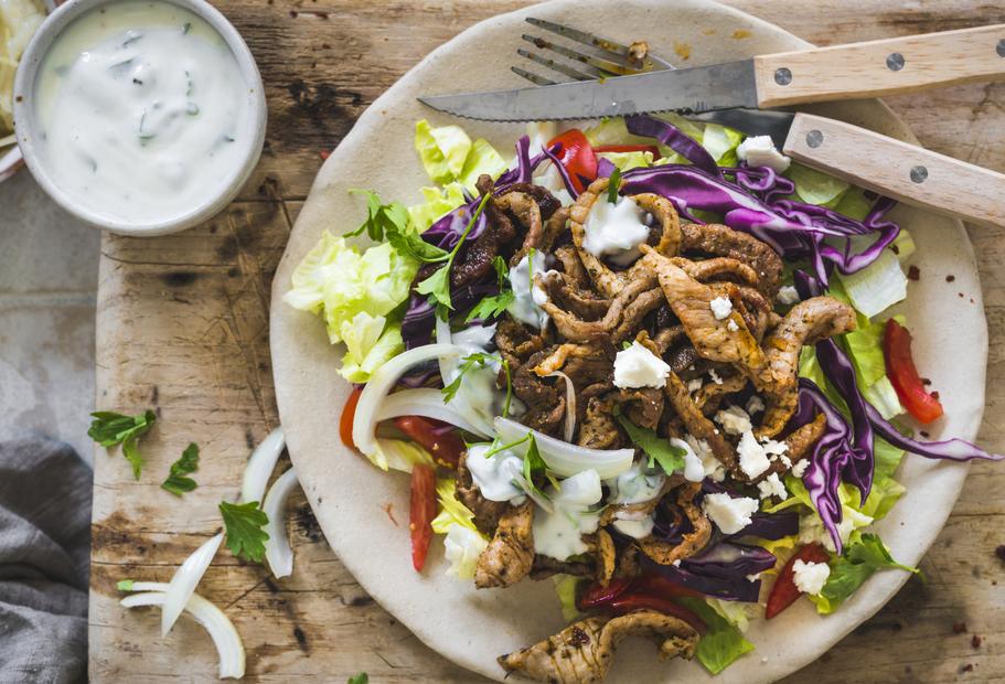 Low-Carb-Luxus mit diesem Döner-Teller