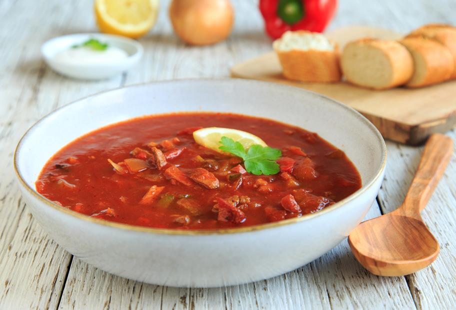 Soljanka nach russischem Originalrezept