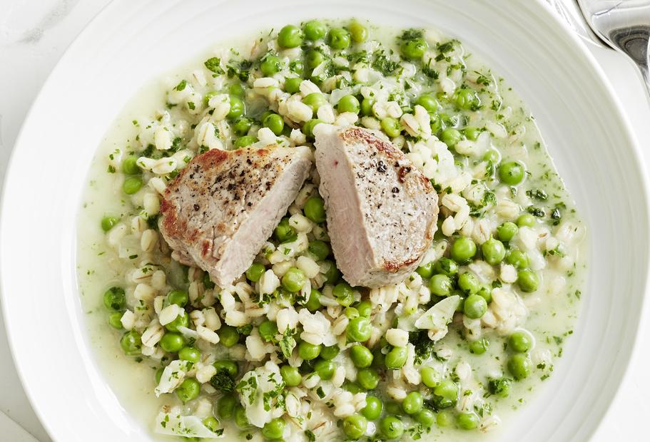 Graupen-Erbsen-Risotto