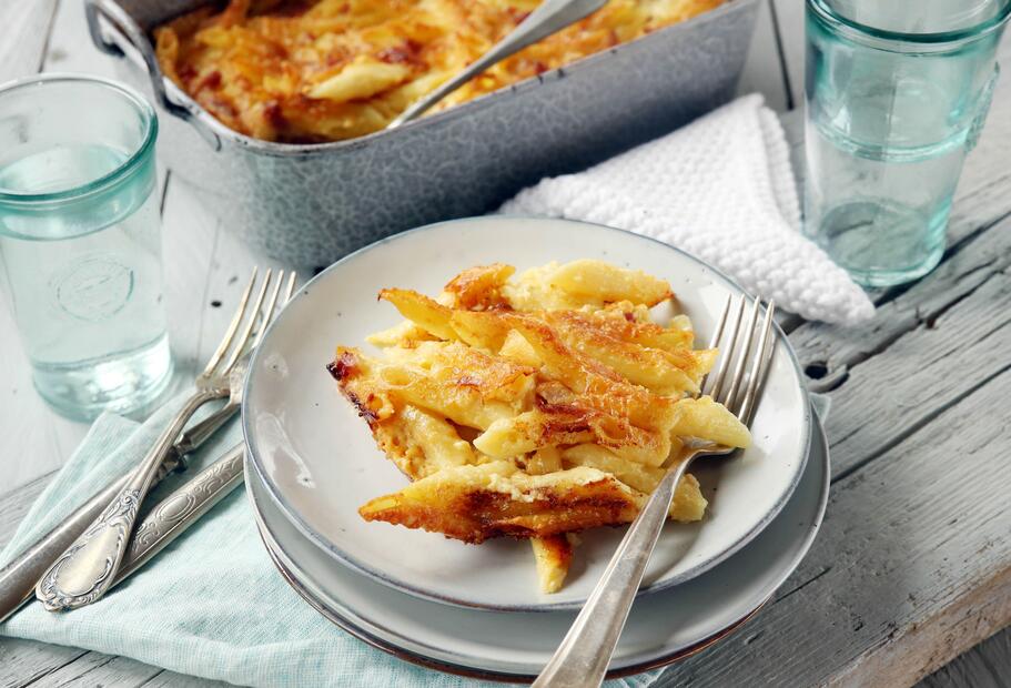 Nudelauflauf „Carbonara“