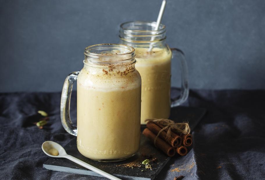 Pumpkin Spice Latte mit Hafermilch