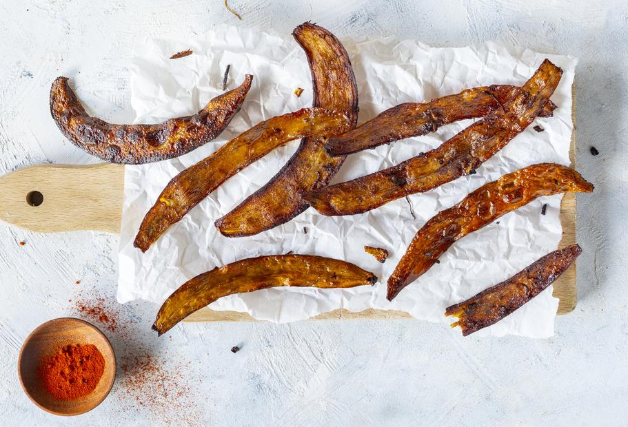 Crispy Bananenschalen-Bacon