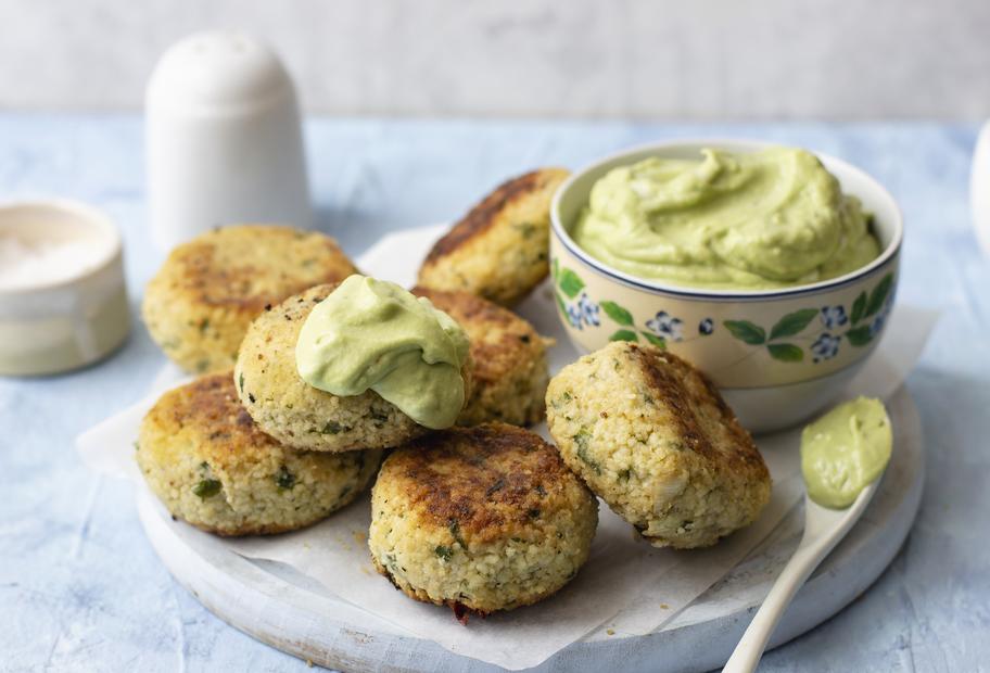 Blumenkohl-Couscous-Puffer