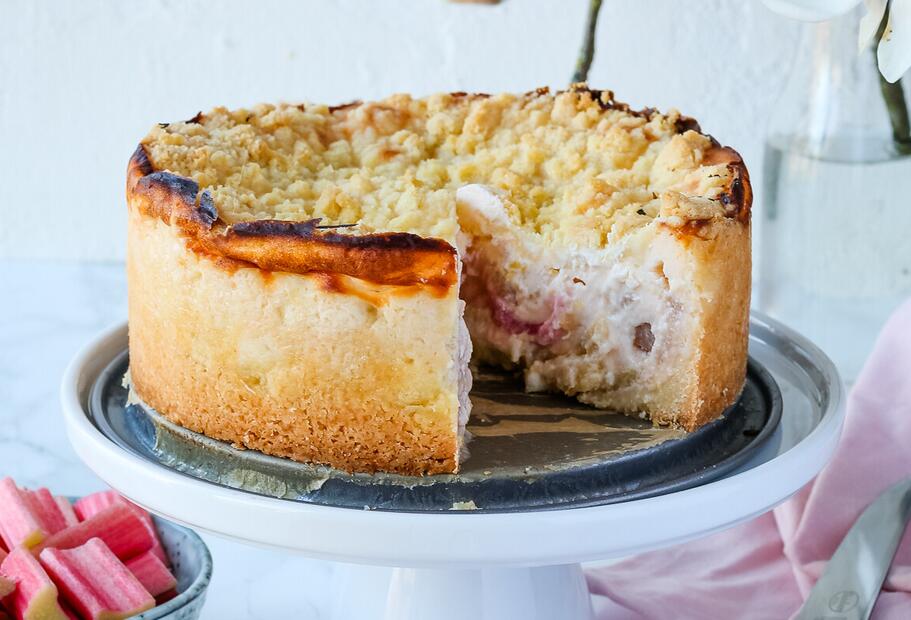 Der BESTE Rhabarber-Käsekuchen