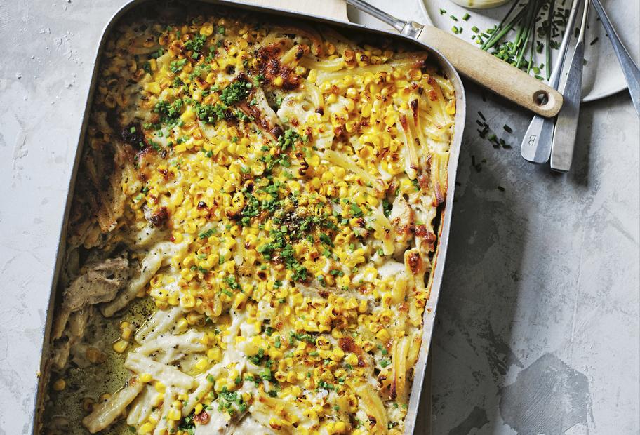Mac and Cheese mit Hähnchen