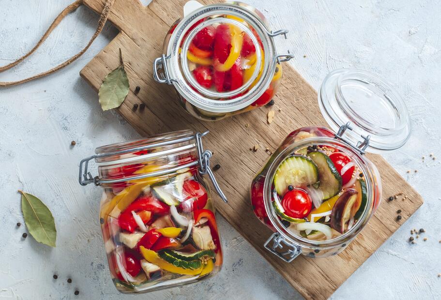 Eingemachtes Ratatouille