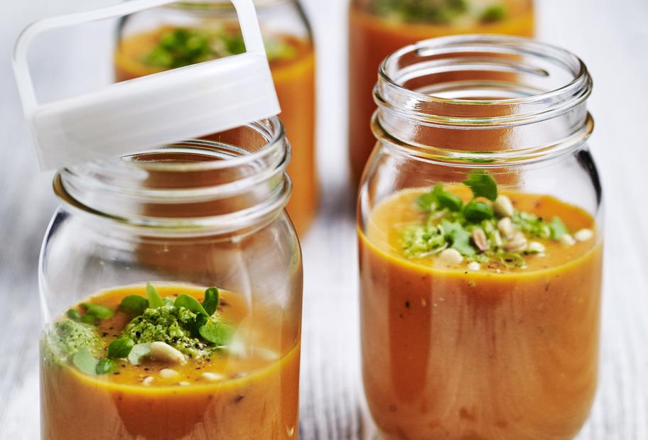 Tomatensuppe aus Ofentomaten