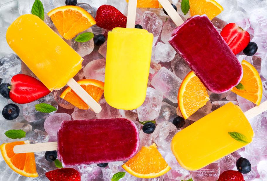 Mega erfrischendes Wassereis