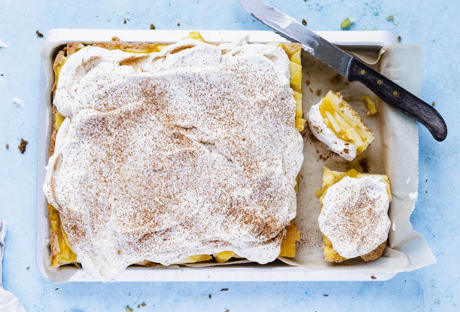 Apfelwein-Kuchen vom Blech