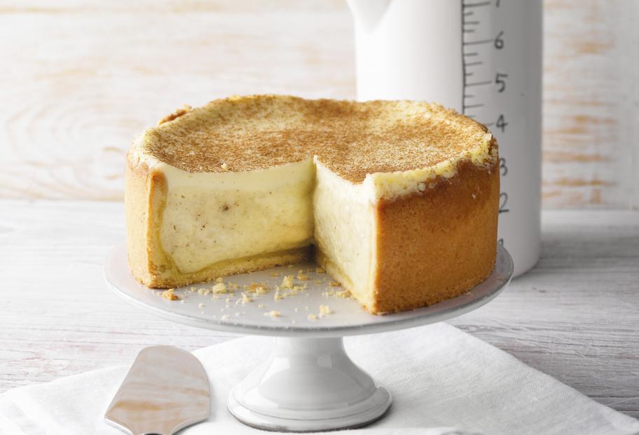 Einfacher Schmandkuchen mit Vanillecreme