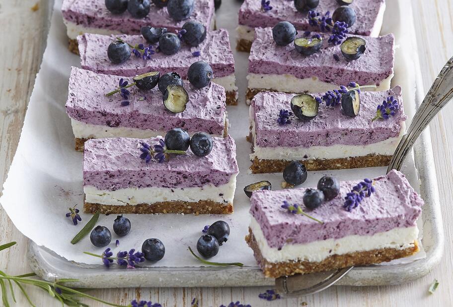 Blaubeerkuchen mit Schmand ohne Backen