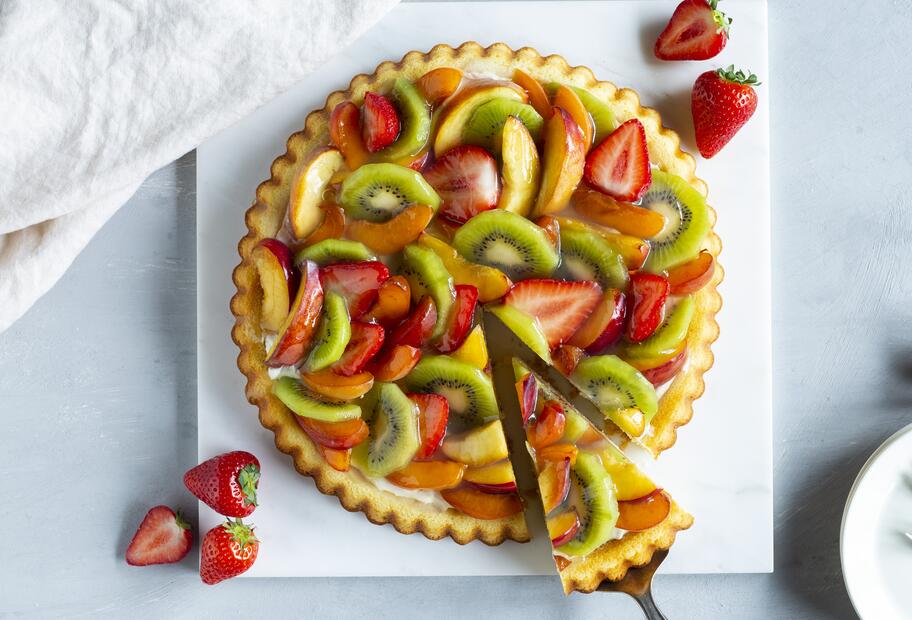 Obstkuchen mit Mascarponecreme
