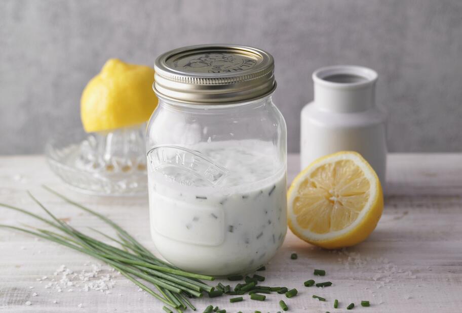 Salatsoße auf Vorrat