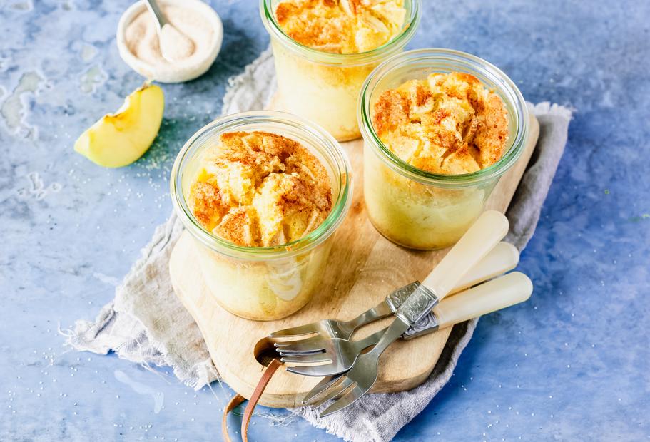Apfelkuchen im Glas auch nach Wochen so saftig