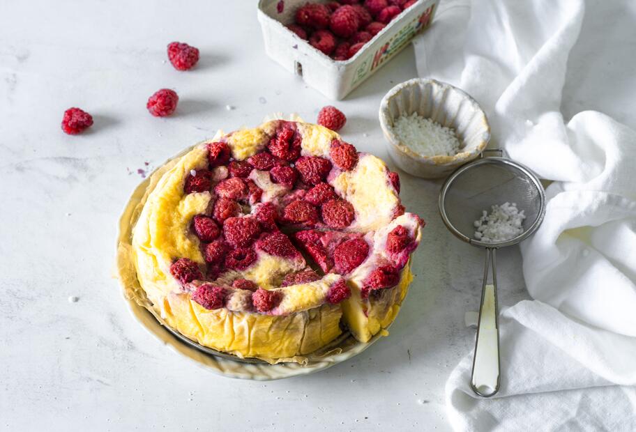 5-Zutaten-Himbeer-Käsekuchen aus dem Varoma&reg;