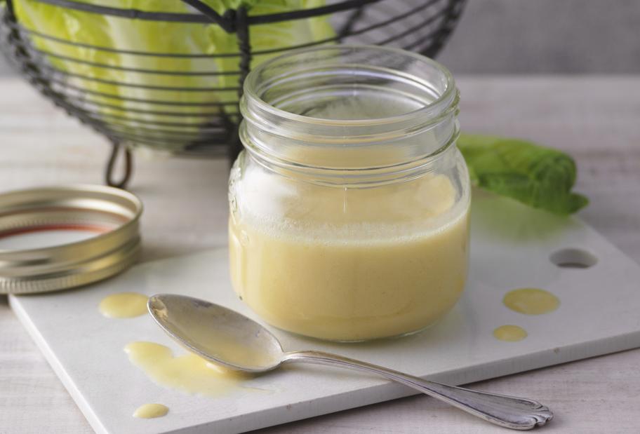 Klassische Senf-Vinaigrette aus 4 Zutaten